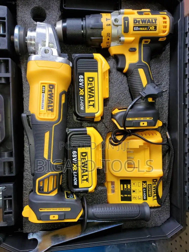 Angle Grinder With Impact Drill Machine (Rechargeable)
