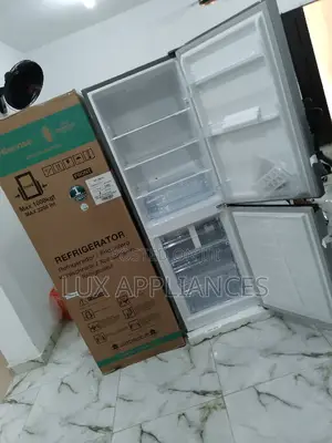 Glass Shelves Double Door Refrigerator 226liters