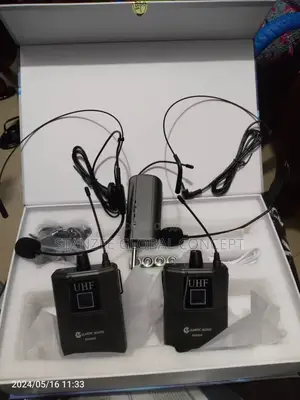 Double Lavalier/Lapel and Overhead Wireless Microphone