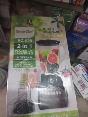 2in1 Senior Chief Fruit Blender and Grinder With Mill