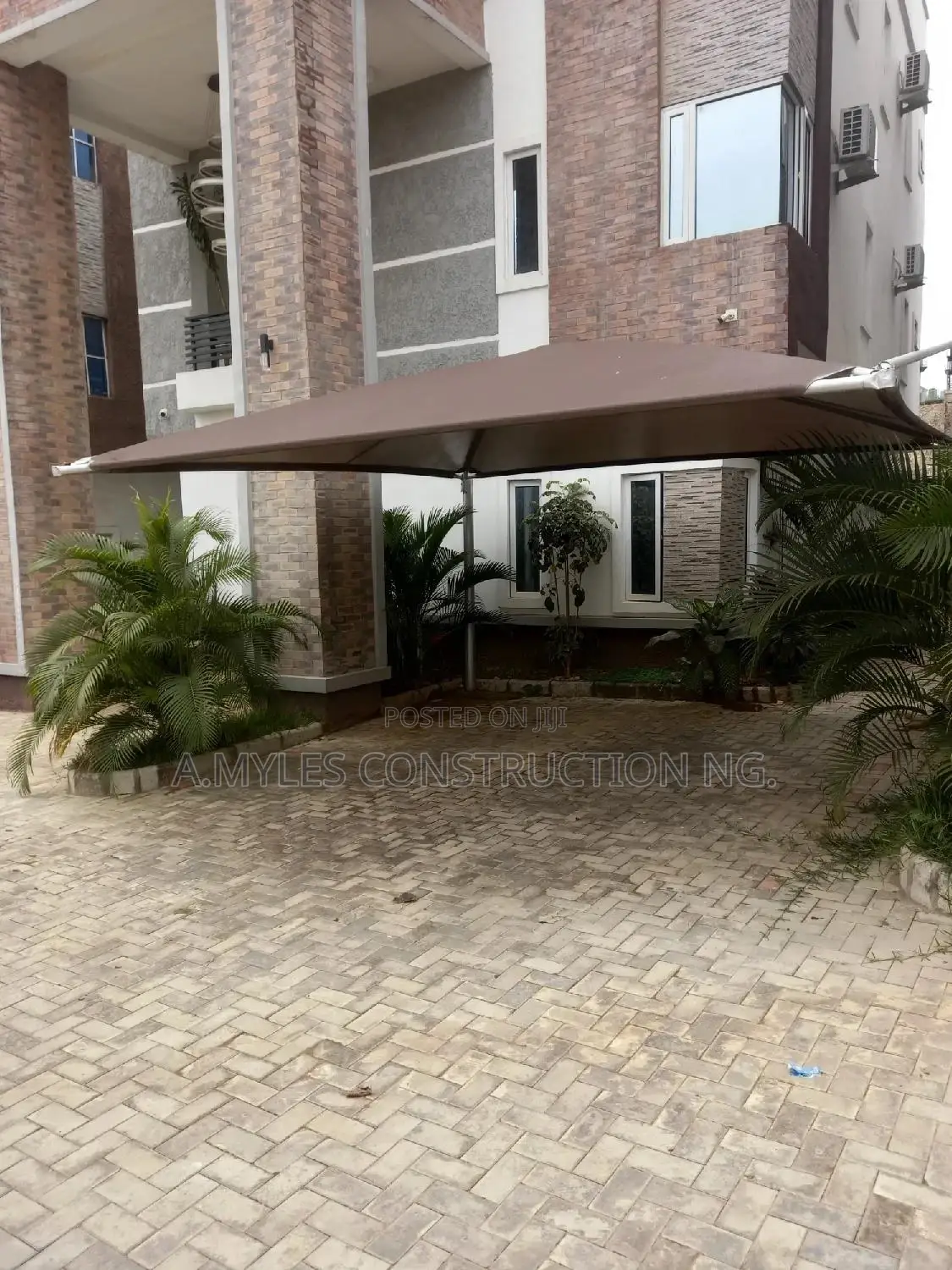 Brown Colour Carport