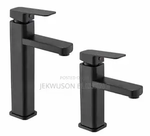 Black Basin Mixer Tap(Long and Short)