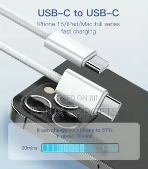 65W USB C to USB C Fast 1M Cable