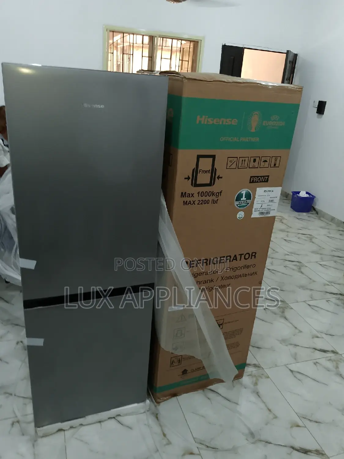 Hisense Double Door Refrigerator With Led Lights