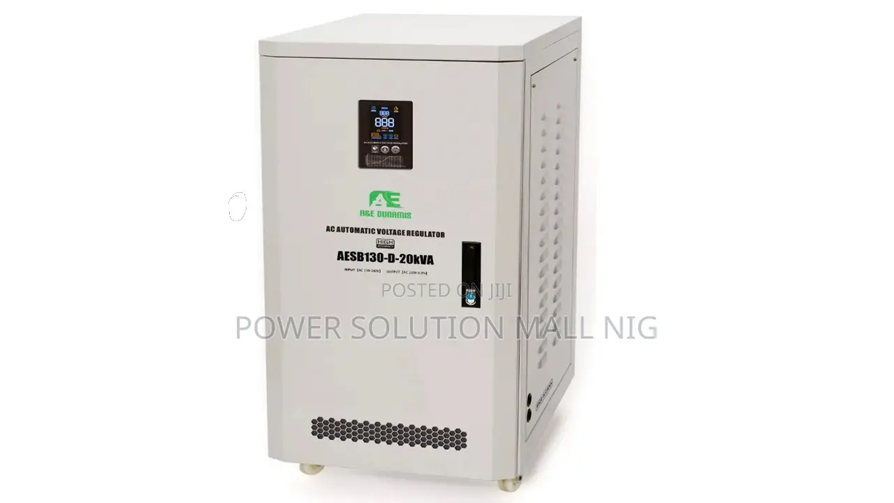 20KVA Single Phase Servo Voltage Stabilizer (130v-250v)