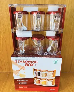Seasoning Box (6 in 1) - Spice Jars