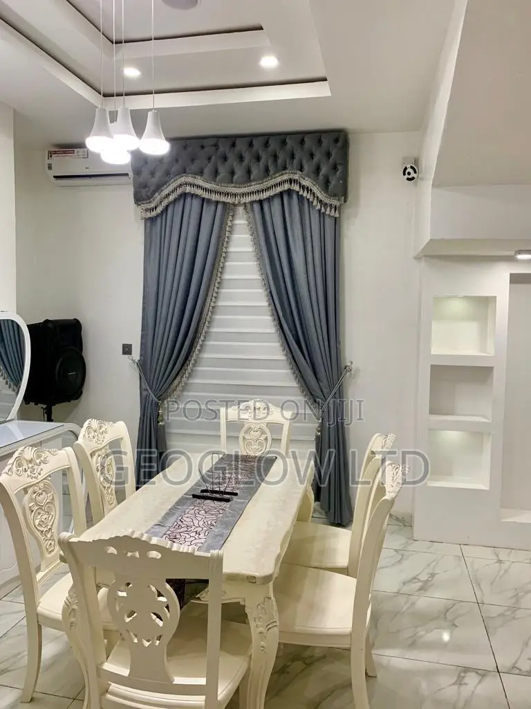 Gray Curtain With Board