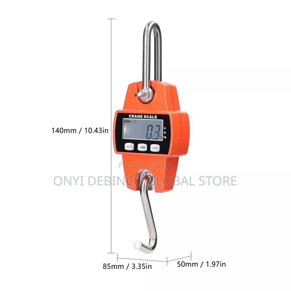 Electronic Heavy Duty Weight Hook Crane Hanging Scale 300kg