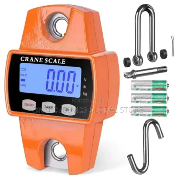 Electronic Heavy Duty Weight Hook Crane Hanging Scale 300kg