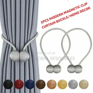 2pcs Modern Simple Curtain Magnetic Clip Buckle/Home Decor