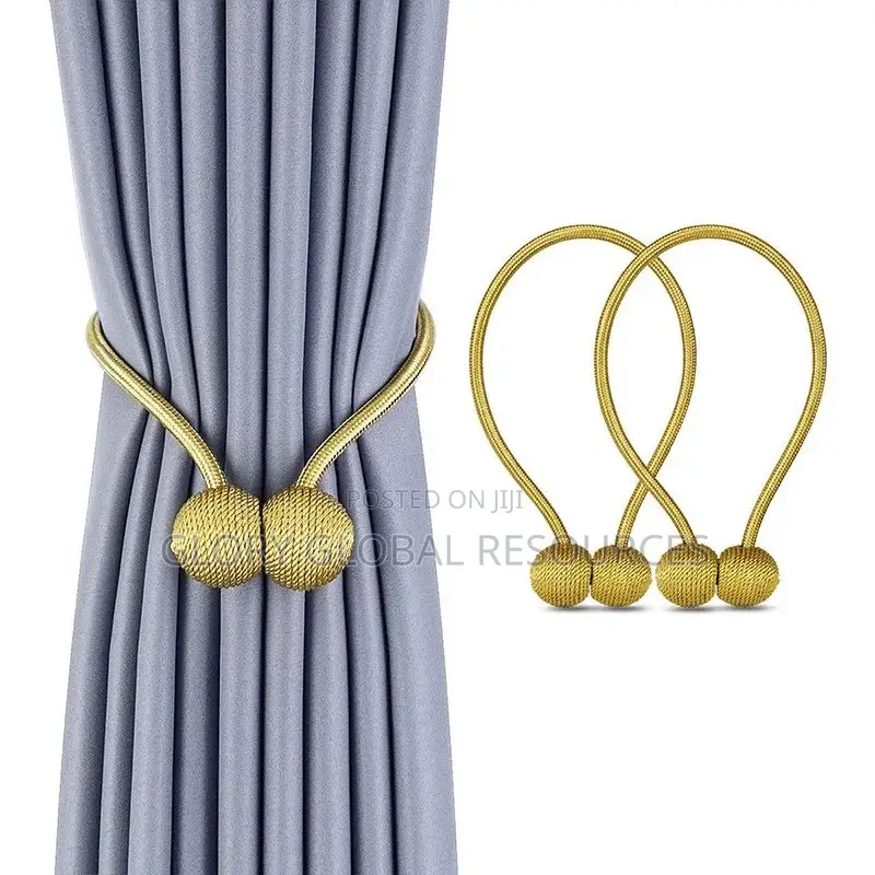 2pcs Modern Simple Curtain Magnetic Clip Buckle/Home Decor