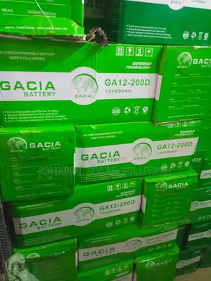 200ah 12V GACIA Dry Cell Battery