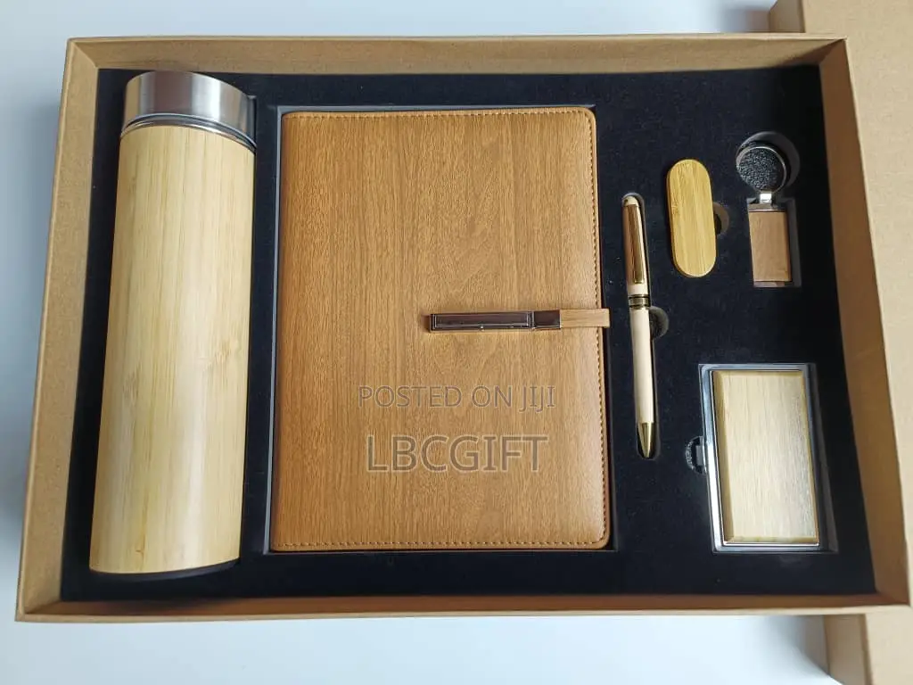 Executive 6 in 1 Bamboo Gift Set