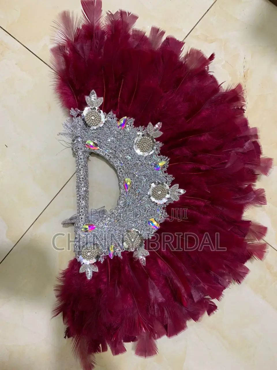 Unique Feather Hand Fan