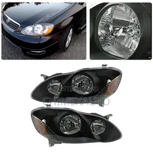 2008 Dark Headlight Set Toyota Corolla American Type