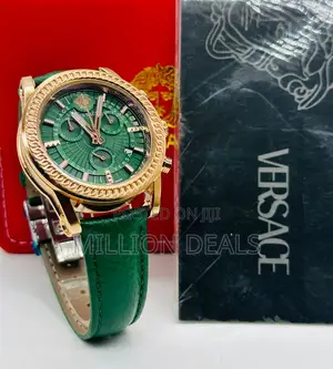 Chronograph Luxe Genuine Leather Men’S Wrist Watch