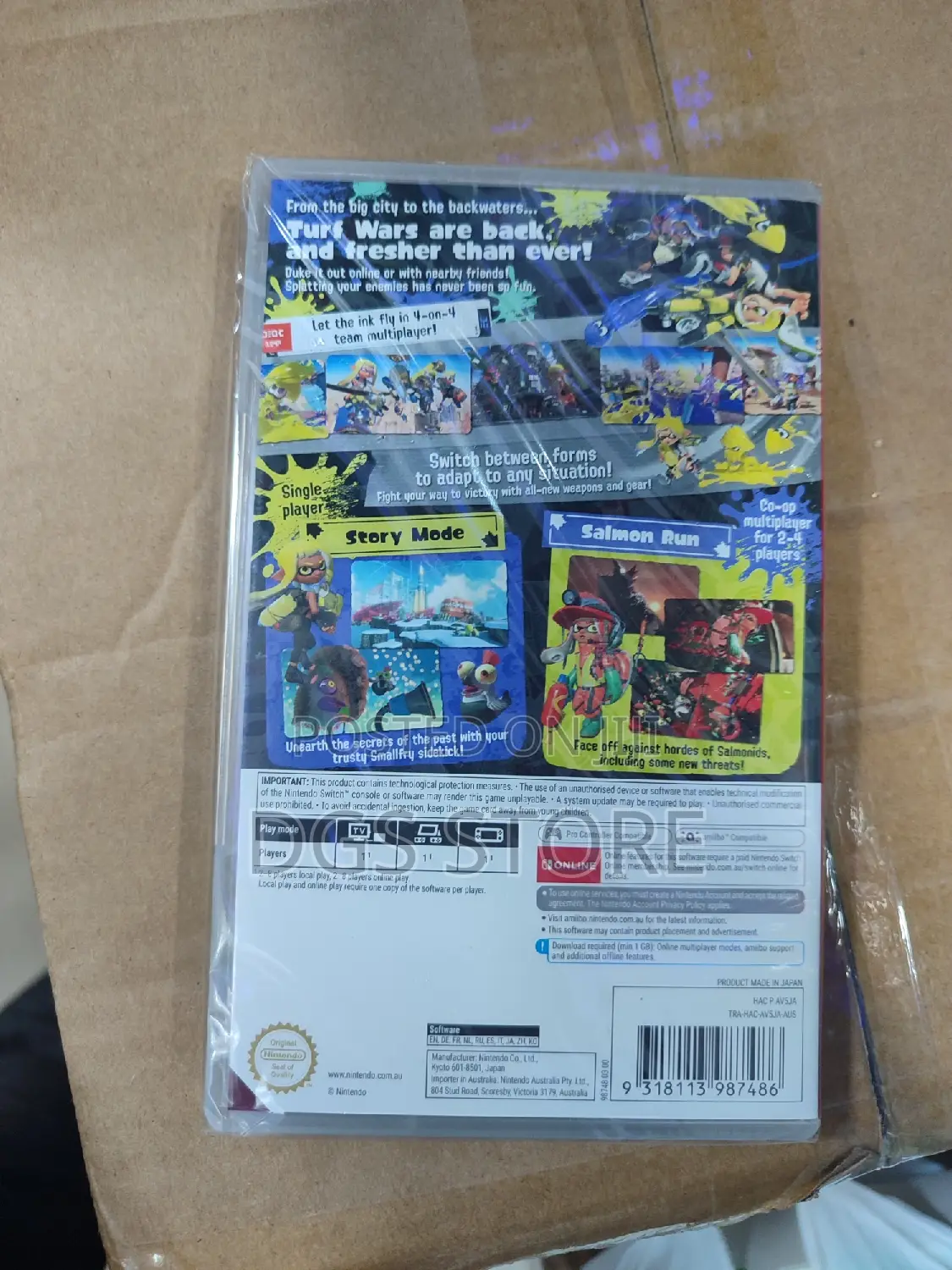 Nintendo Switch Splatoon 3 Game