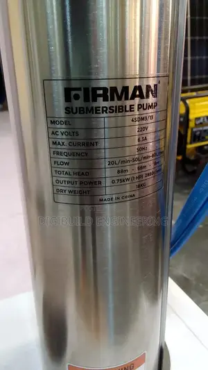 Firman Submersible Pumping Machine 1hp
