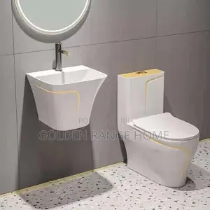 England White and Gold Wc