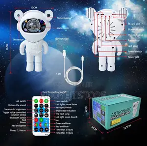 Suntime Galaxy Night Light Star Projector PLAY MUSIC