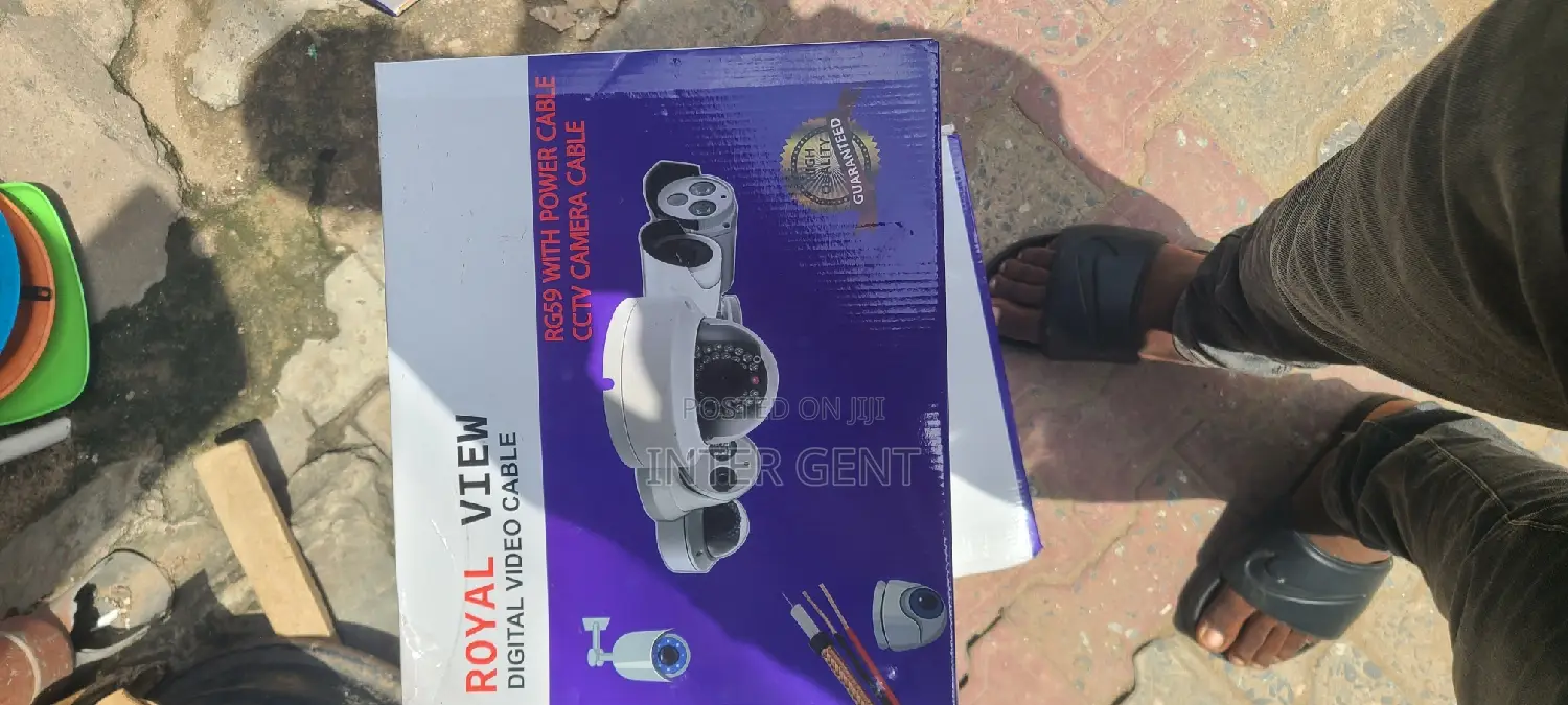 Rg59 With Power CCTV Cable