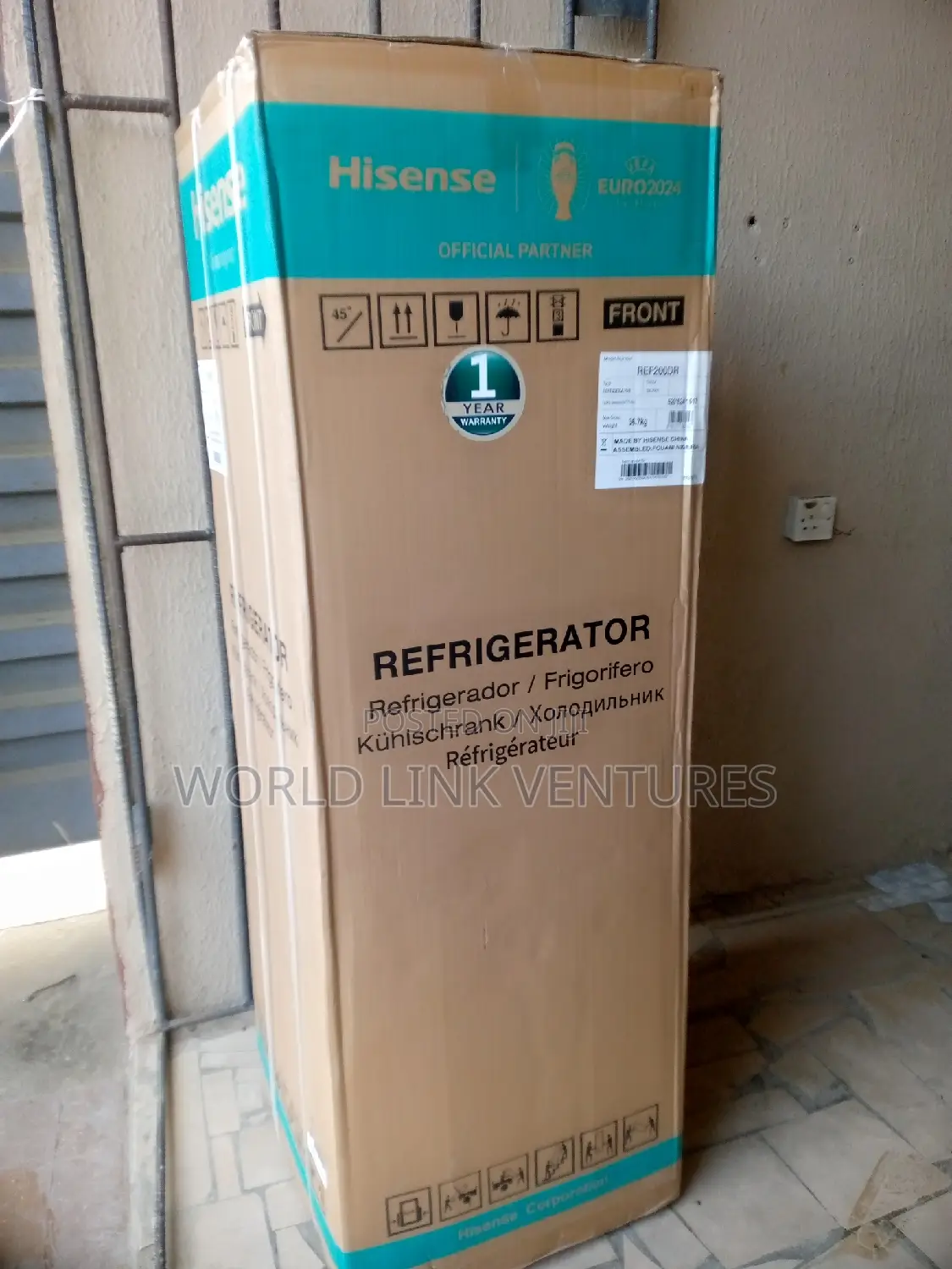 Hisense Refrigerator 2 Doors Ref 200dr