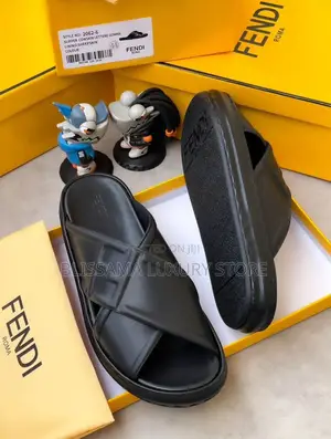 Luxury Fendi Slip-on Slippers