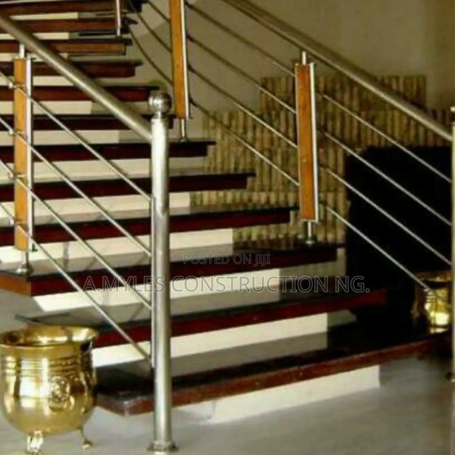 Sharp Stircase Stanless Steet Handrail