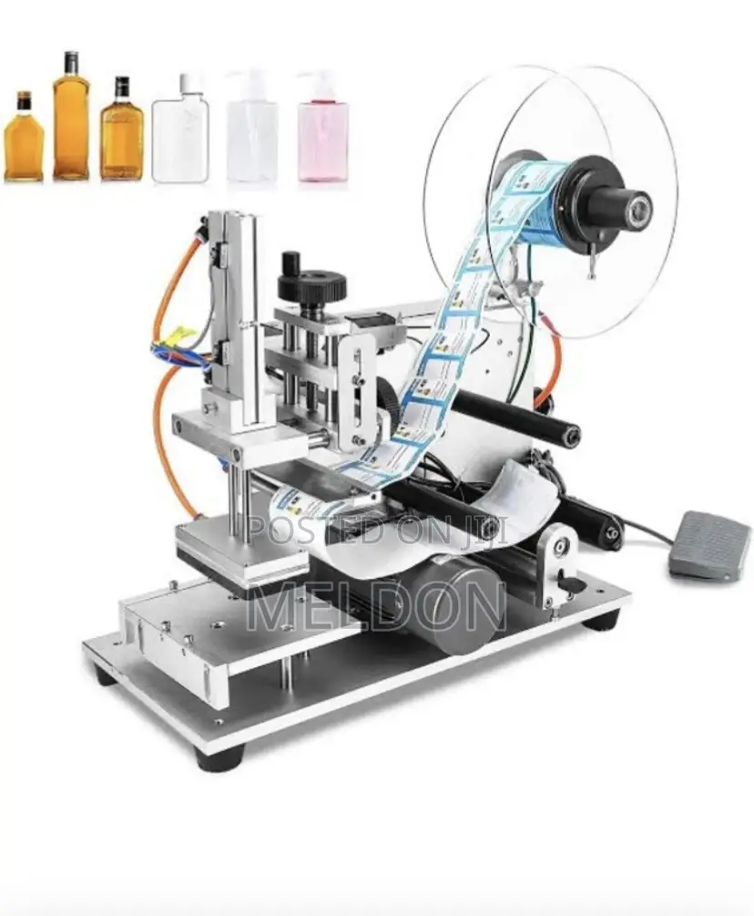 Semi Auto Flat Bottle Labelling Machine