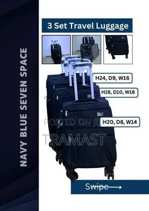 Quality 3 Set Seven Space Travelling Luggage