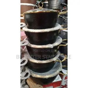 5 Pieces Die-Cast Pot Set GLB