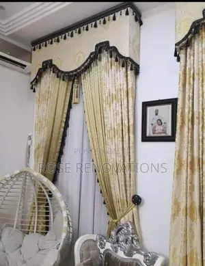American Flowered Board Curtains