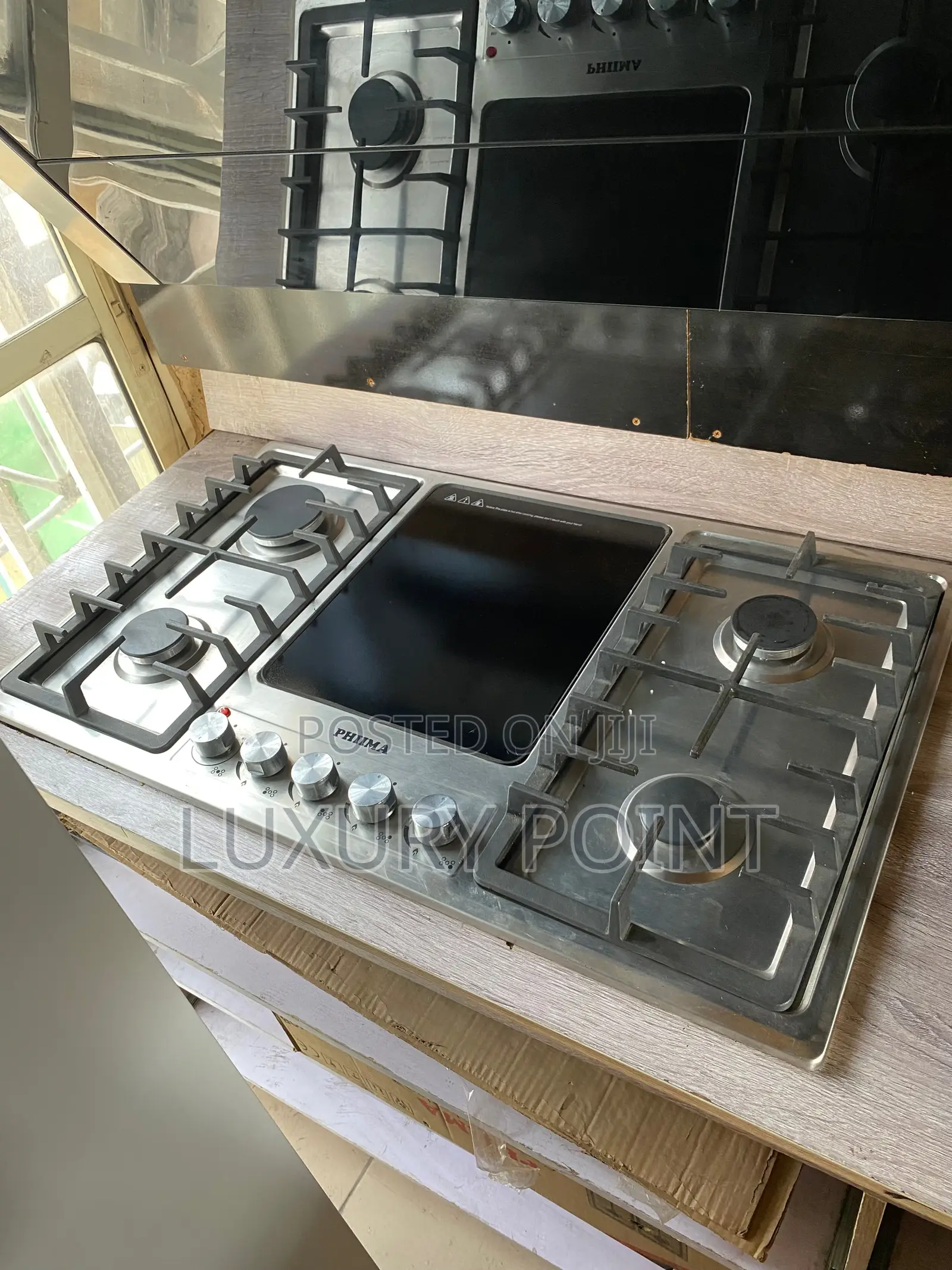 Phiima 4 Gas and One Electric Cooker Hob