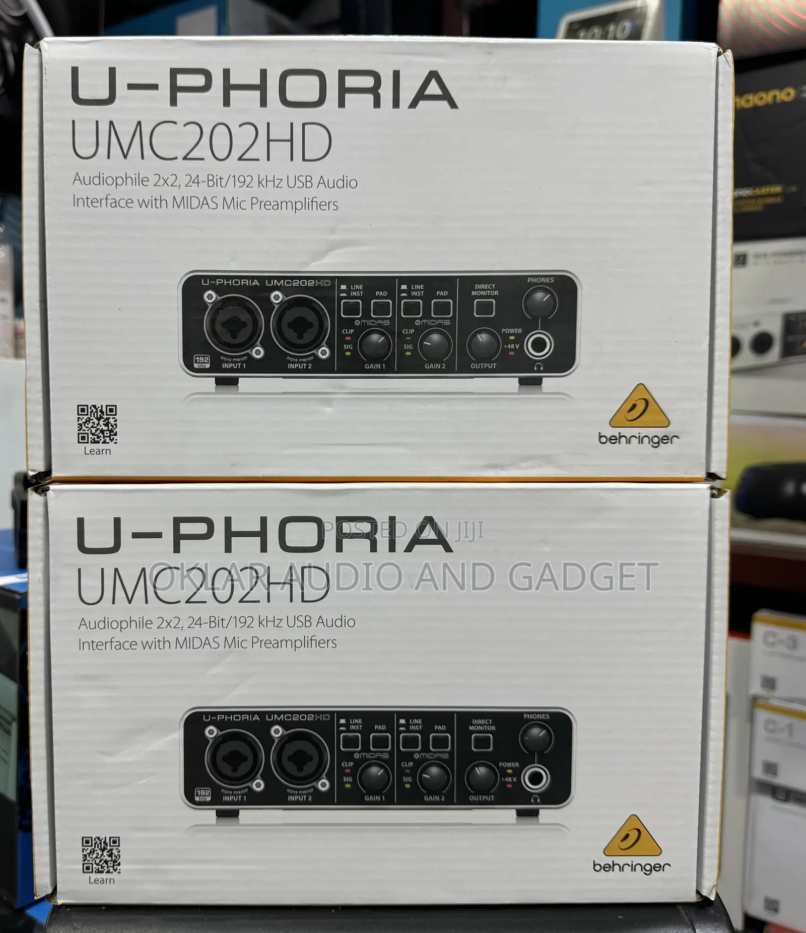 Behringer U-phoria Umc202hd
