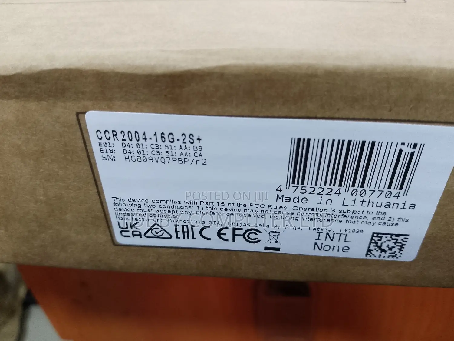 Mikrotik Routers and Wireless Ccr2004-16g-2s+