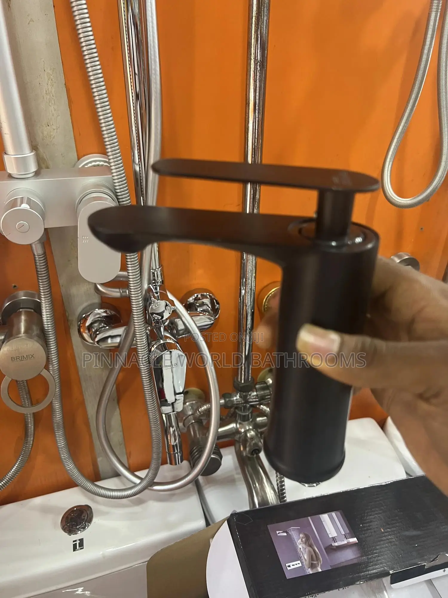 Super Black Basin Mixer Tap 008