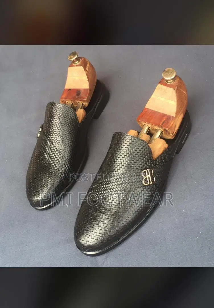 Basket Leather Half Shoe/Mule