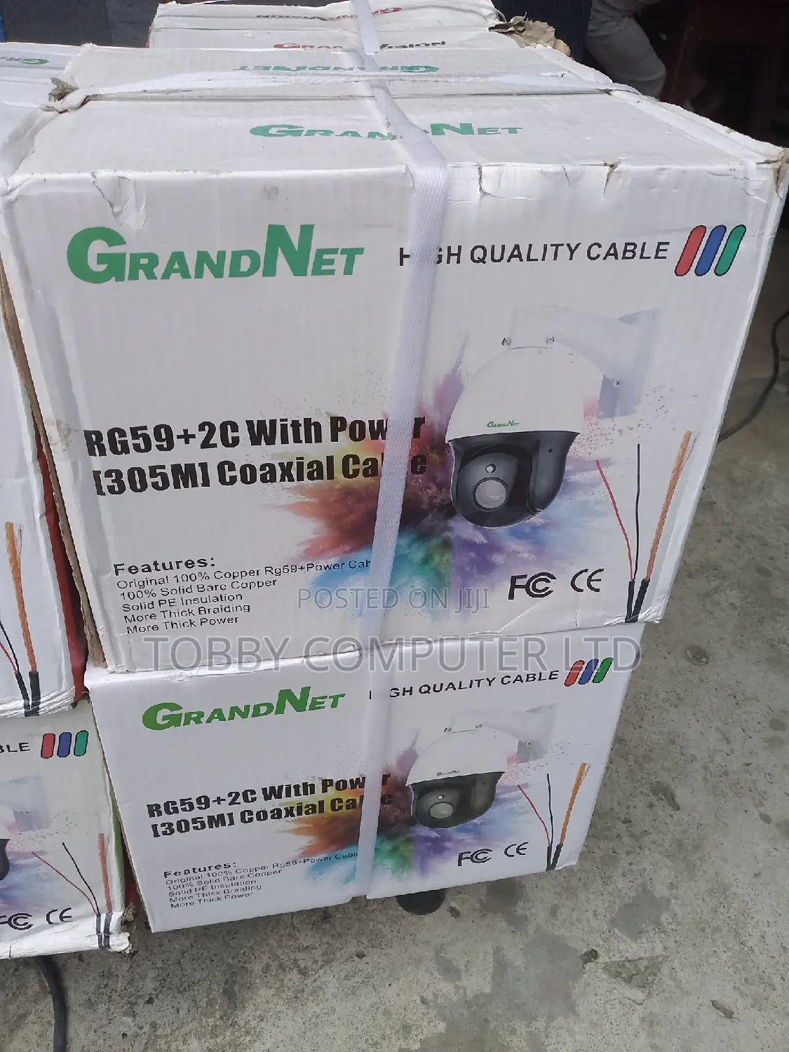 Rg59+Power Coaxial Cable (305m)