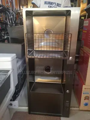 Double Bowl Single Tray Sink