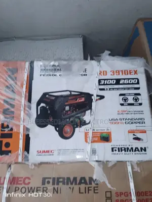 Firman Rugged Line Generator 100 Percent Cooper Coil 2 Yrs W