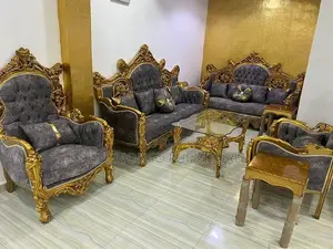 Royal Sofa Seetee + Center Table + 2 Side Stools