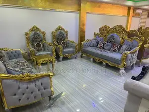 Royal Sofa Seetee + Center Table + 2 Side Stools