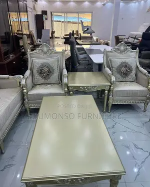 Turkish Royal 8 Seater’S Sofa + Table + 2 Stools