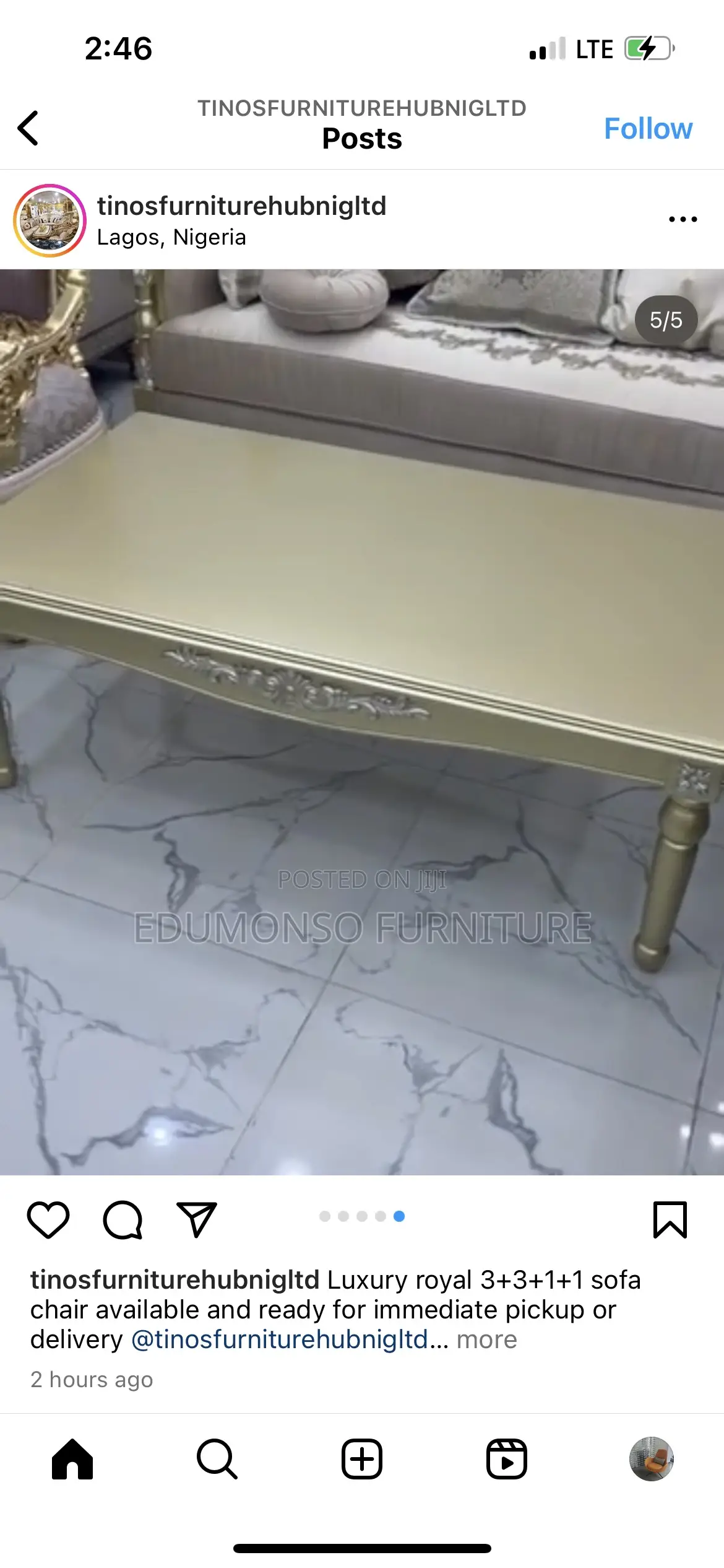 Turkish Royal 8 Seater’S Sofa + Table + 2 Stools