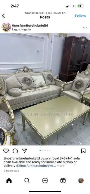 Turkish Royal 8 Seater’S Sofa + Table + 2 Stools