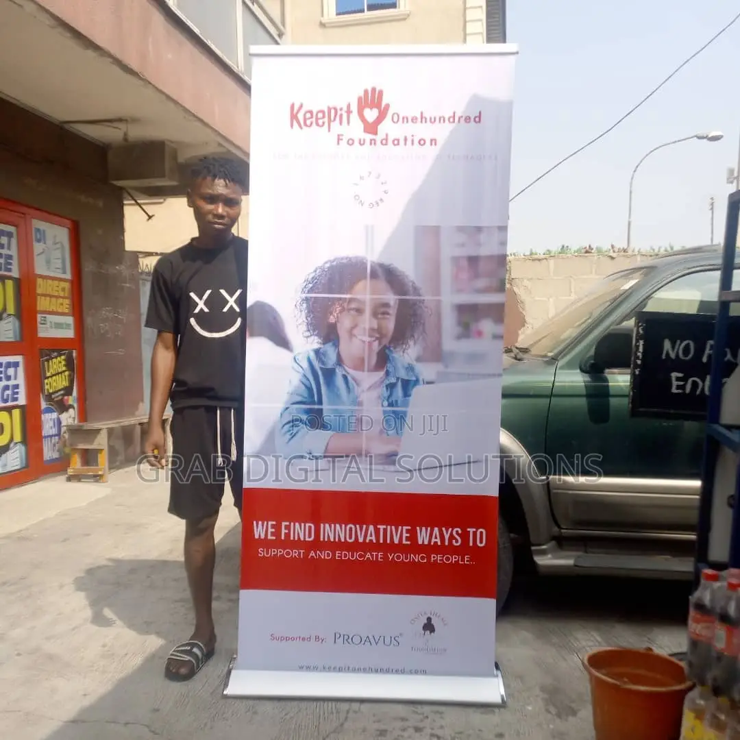 Large Format Printers in Ikeja, Rollup Banners, Tshirts Etc