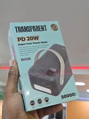 Transparent 50,000mah Power Bank