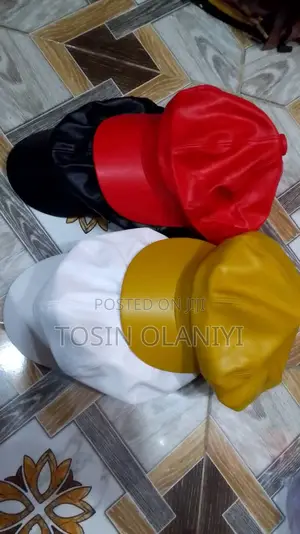 Unisex Leather Octagonal Leather Cap