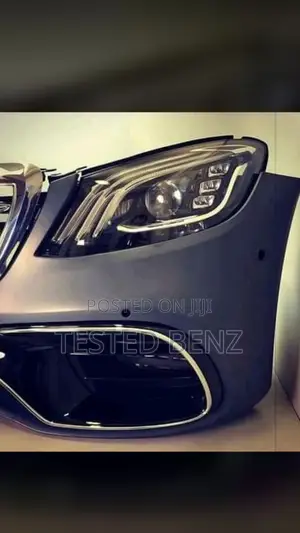 GLE Front Bumper and Headlight AMG Mercedes Benz