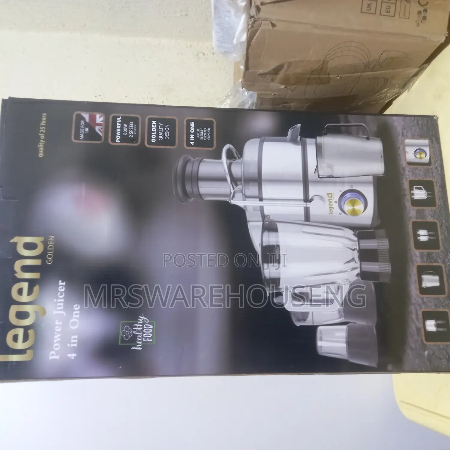 Legend 4 in 1 Powerful Juicer, Blender, Chopper and Grinder